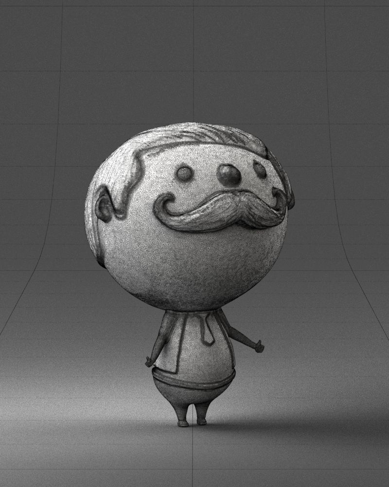 Toy man 0030 3D Print Ready 3D print model_8