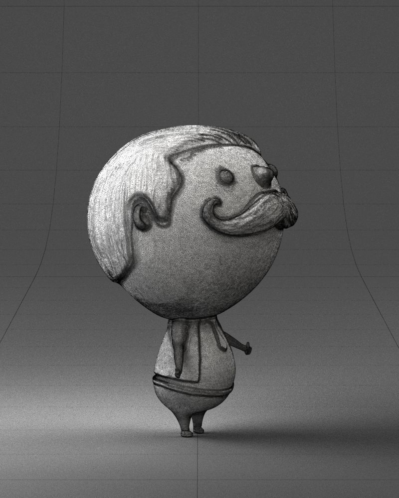 Toy man 0030 3D Print Ready 3D print model_11