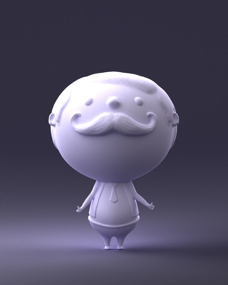 Toy man 0030 3D Print Ready 3D print model_1