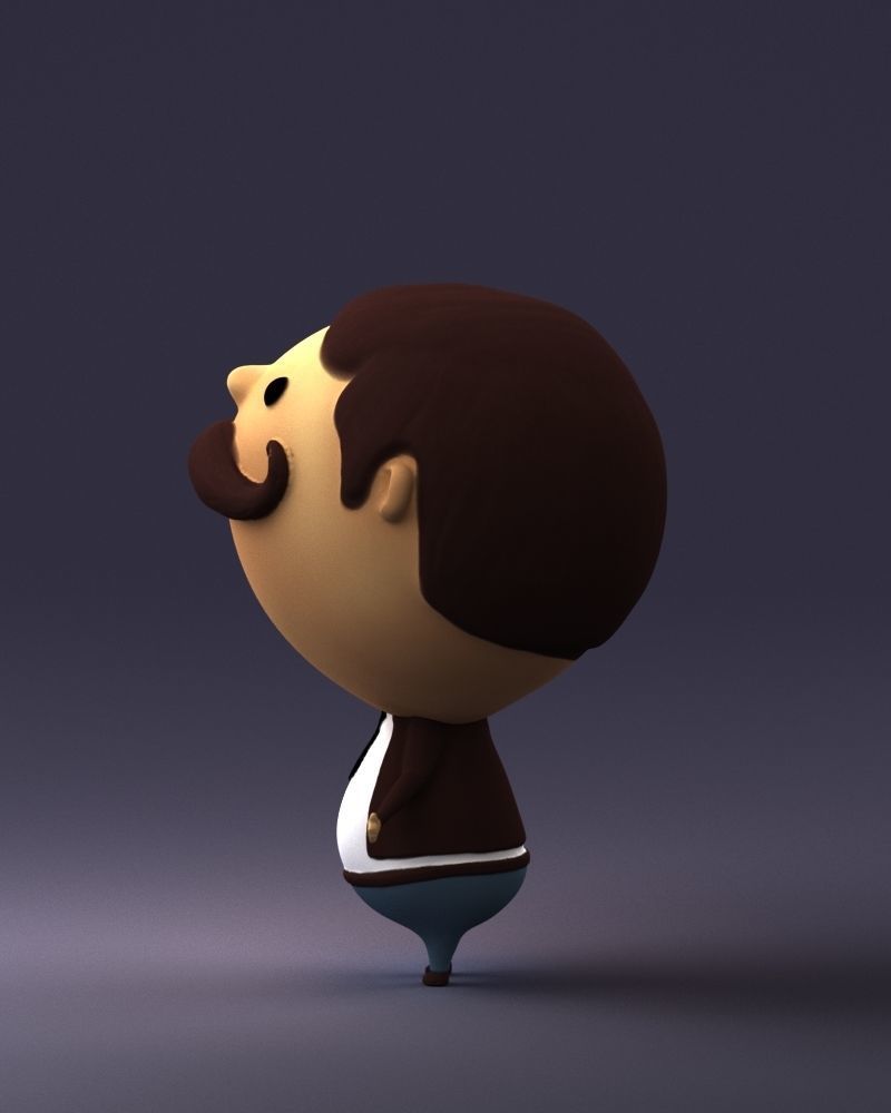 Toy man 0030 3D Print Ready 3D print model_24