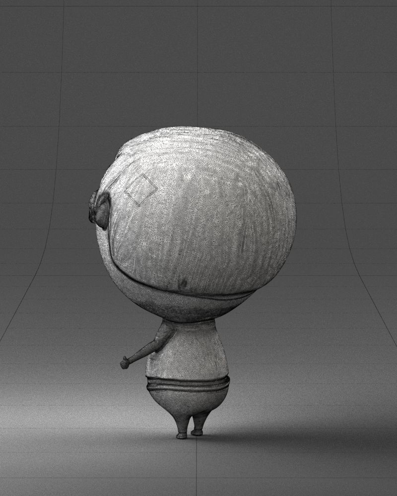 Toy man 0030 3D Print Ready 3D print model_23