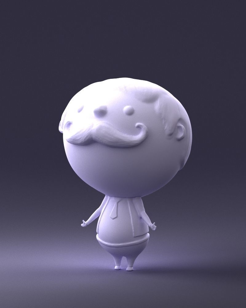 Toy man 0030 3D Print Ready 3D print model_7