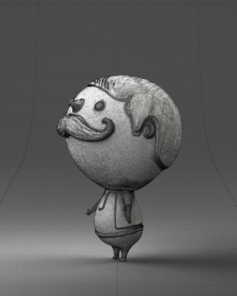 Toy man 0030 3D Print Ready 3D print model_29