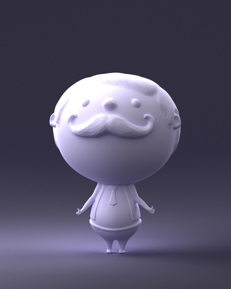 Toy man 0030 3D Print Ready 3D print model_4
