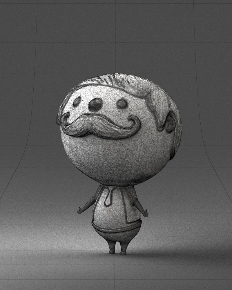 Toy man 0030 3D Print Ready 3D print model_32