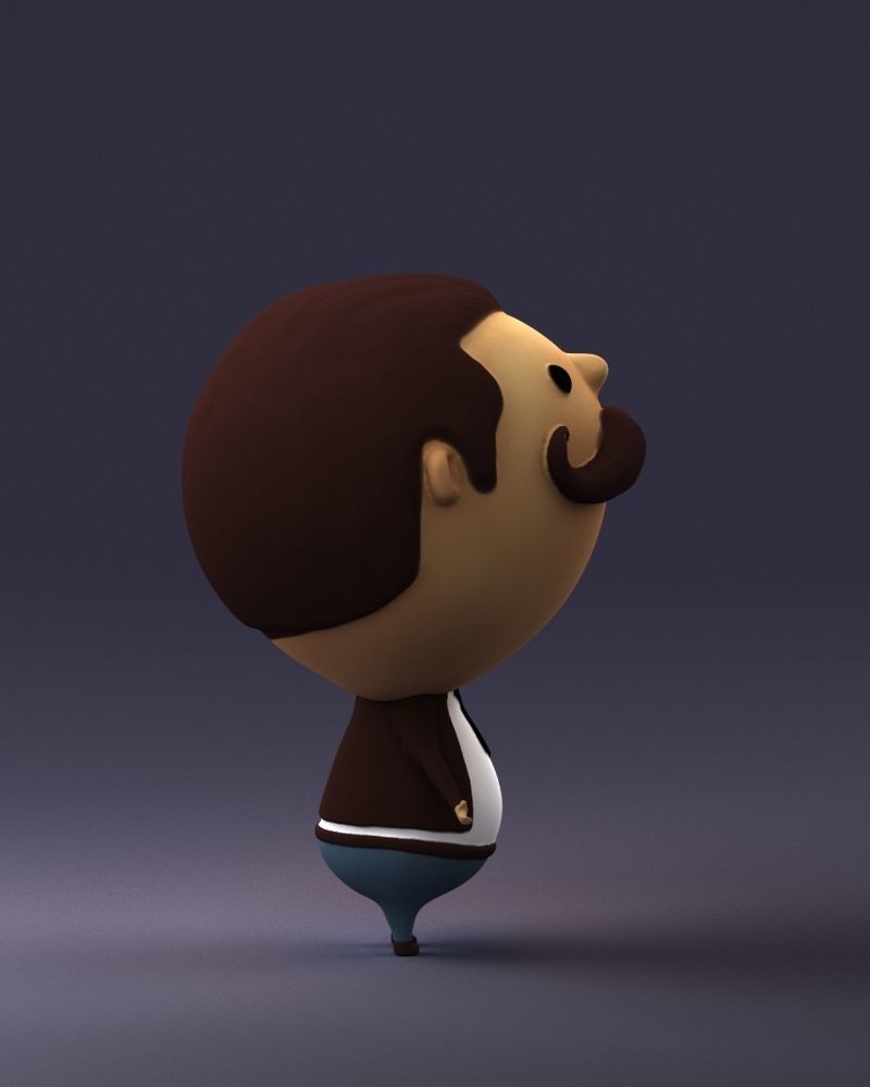 Toy man 0030 3D Print Ready 3D print model_12