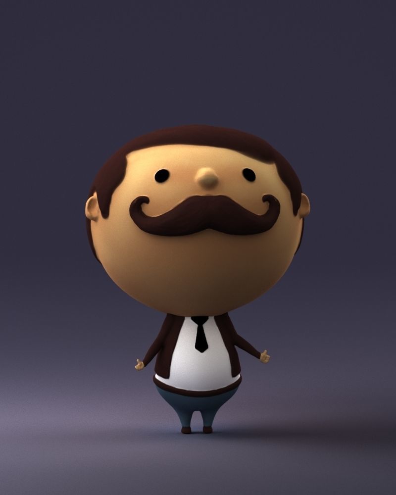 Toy man 0030 3D Print Ready 3D print model_3