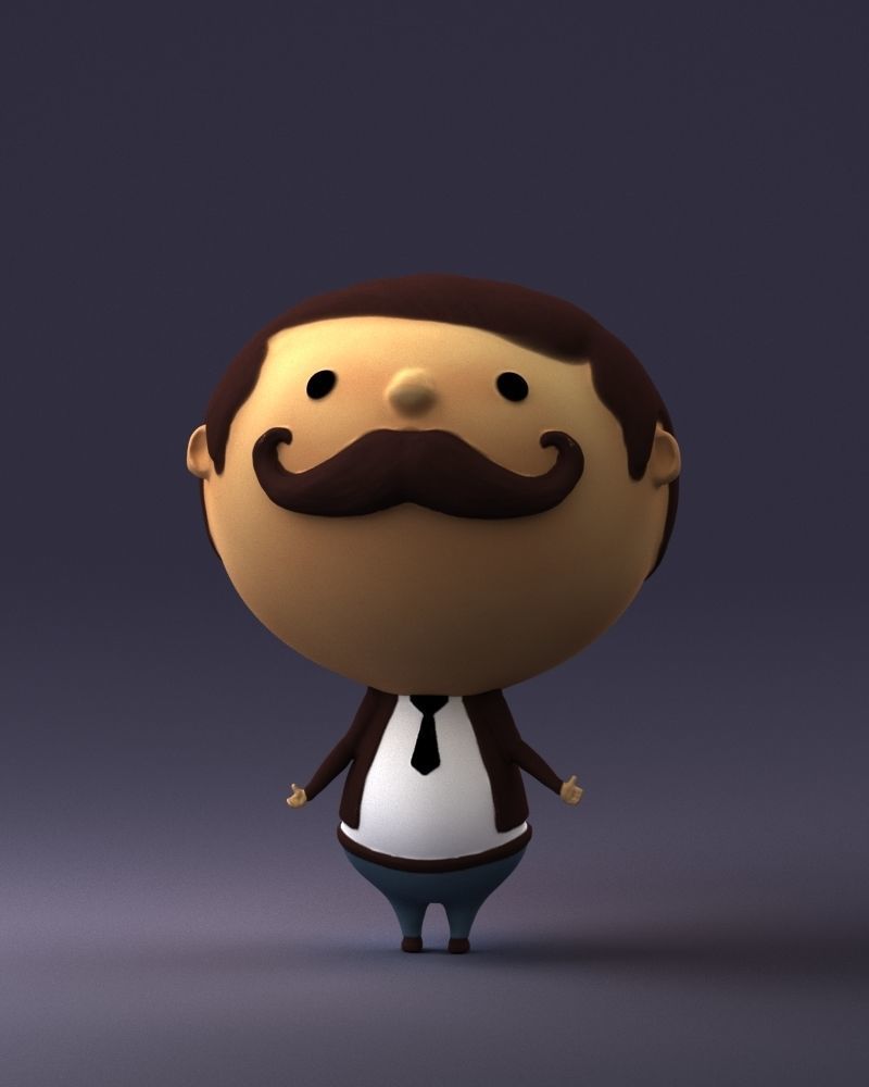 Toy man 0030 3D Print Ready 3D print model_33