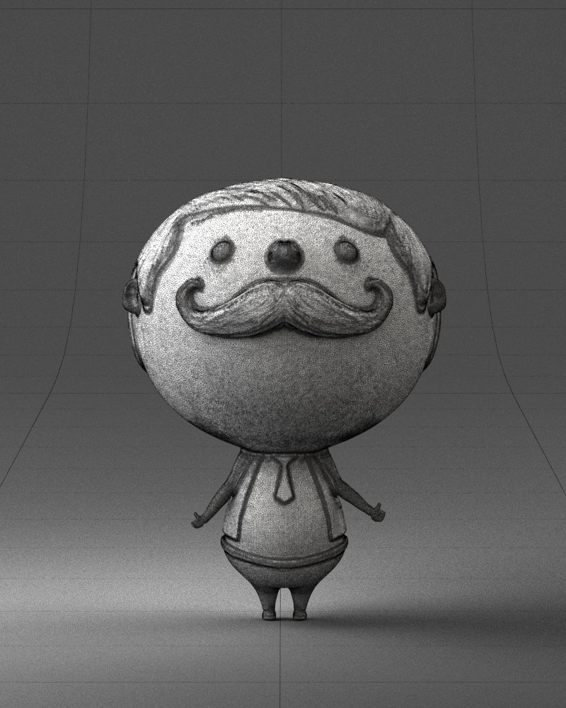 Toy man 0030 3D Print Ready 3D print model_38