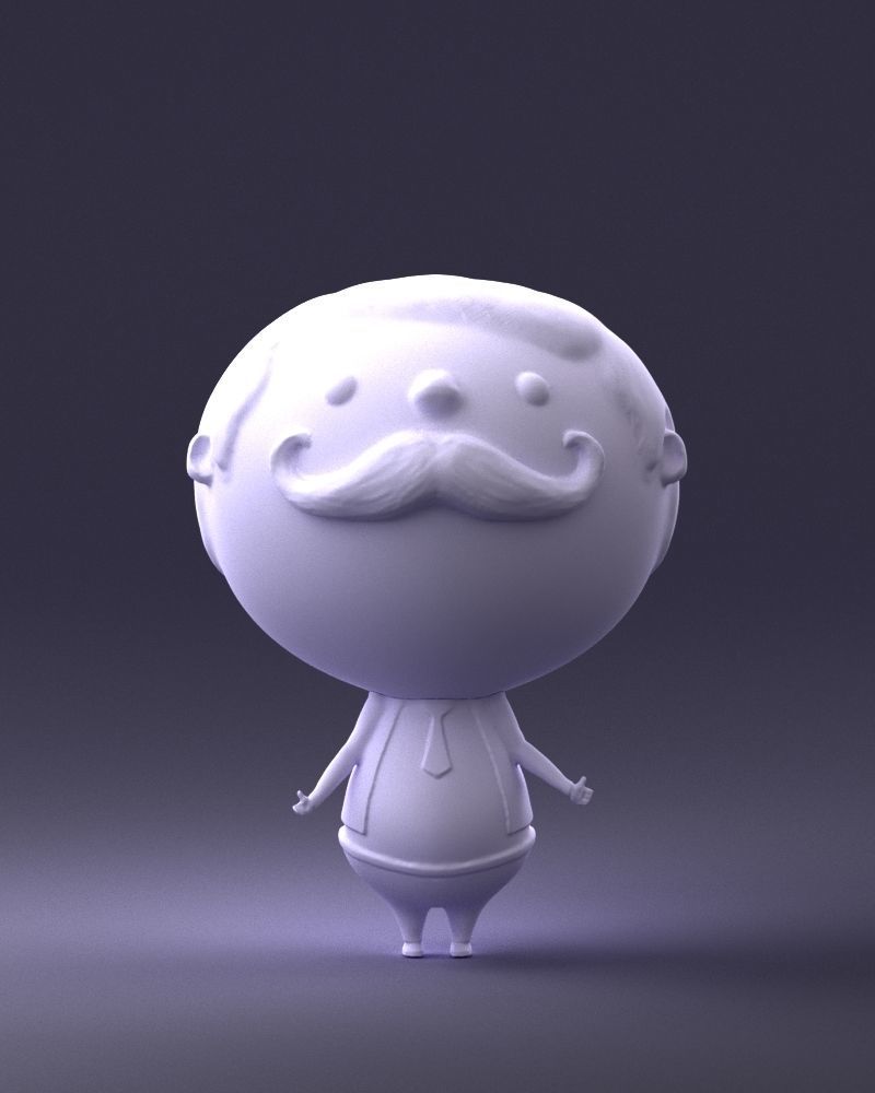 Toy man 0030 3D Print Ready 3D print model_37