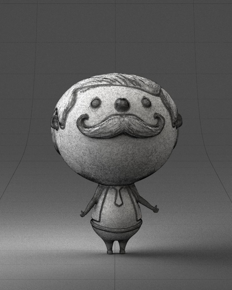 Toy man 0030 3D Print Ready 3D print model_5