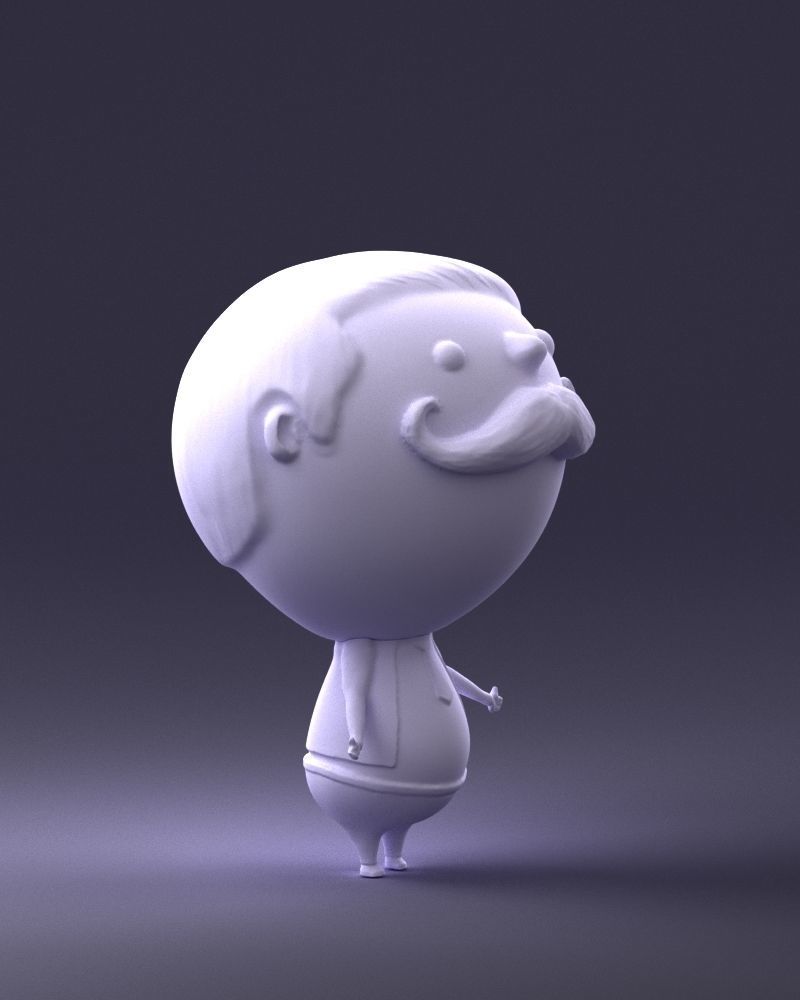 Toy man 0030 3D Print Ready 3D print model_28