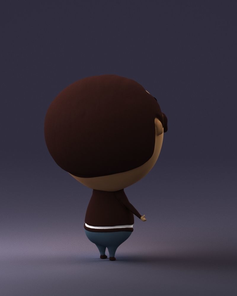 Toy man 0030 3D Print Ready 3D print model_15