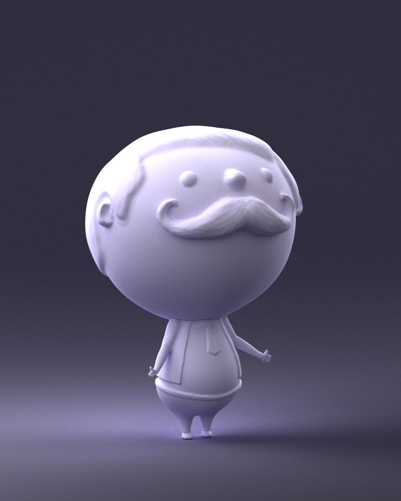 Toy man 0030 3D Print Ready 3D print model_31