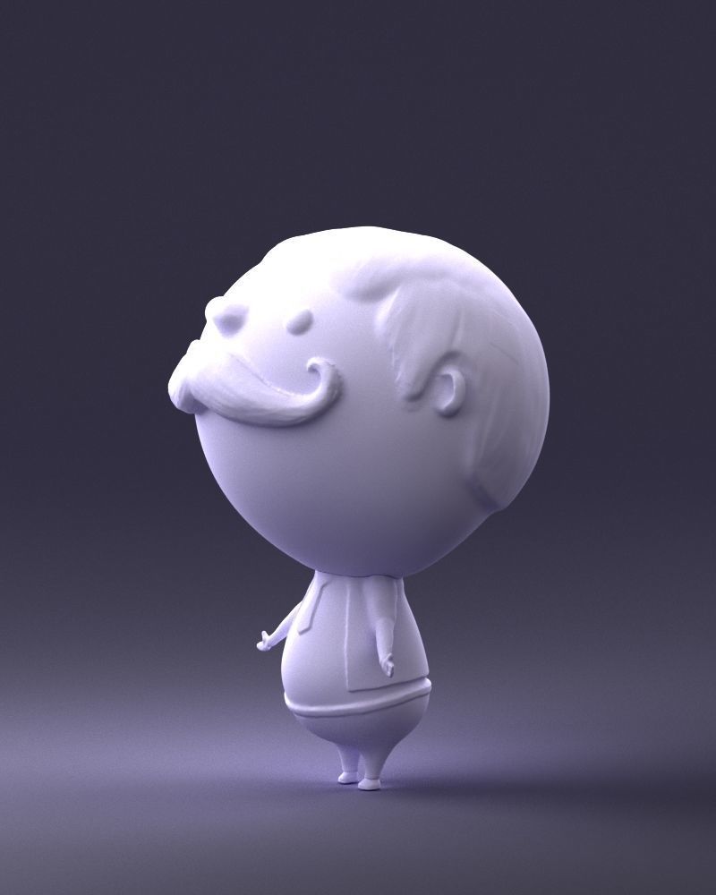 Toy man 0030 3D Print Ready 3D print model_10