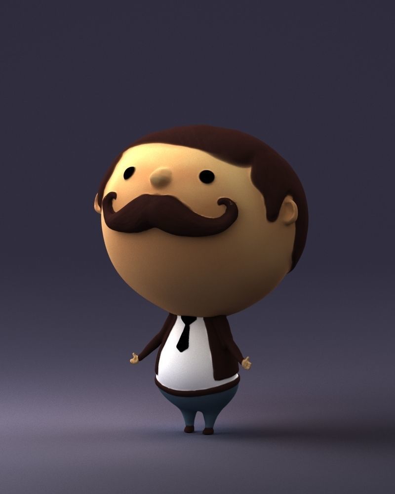 Toy man 0030 3D Print Ready 3D print model_30