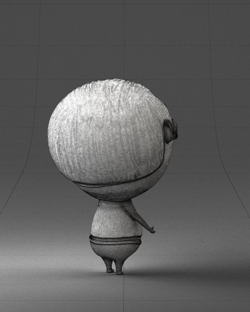 Toy man 0030 3D Print Ready 3D print model_17