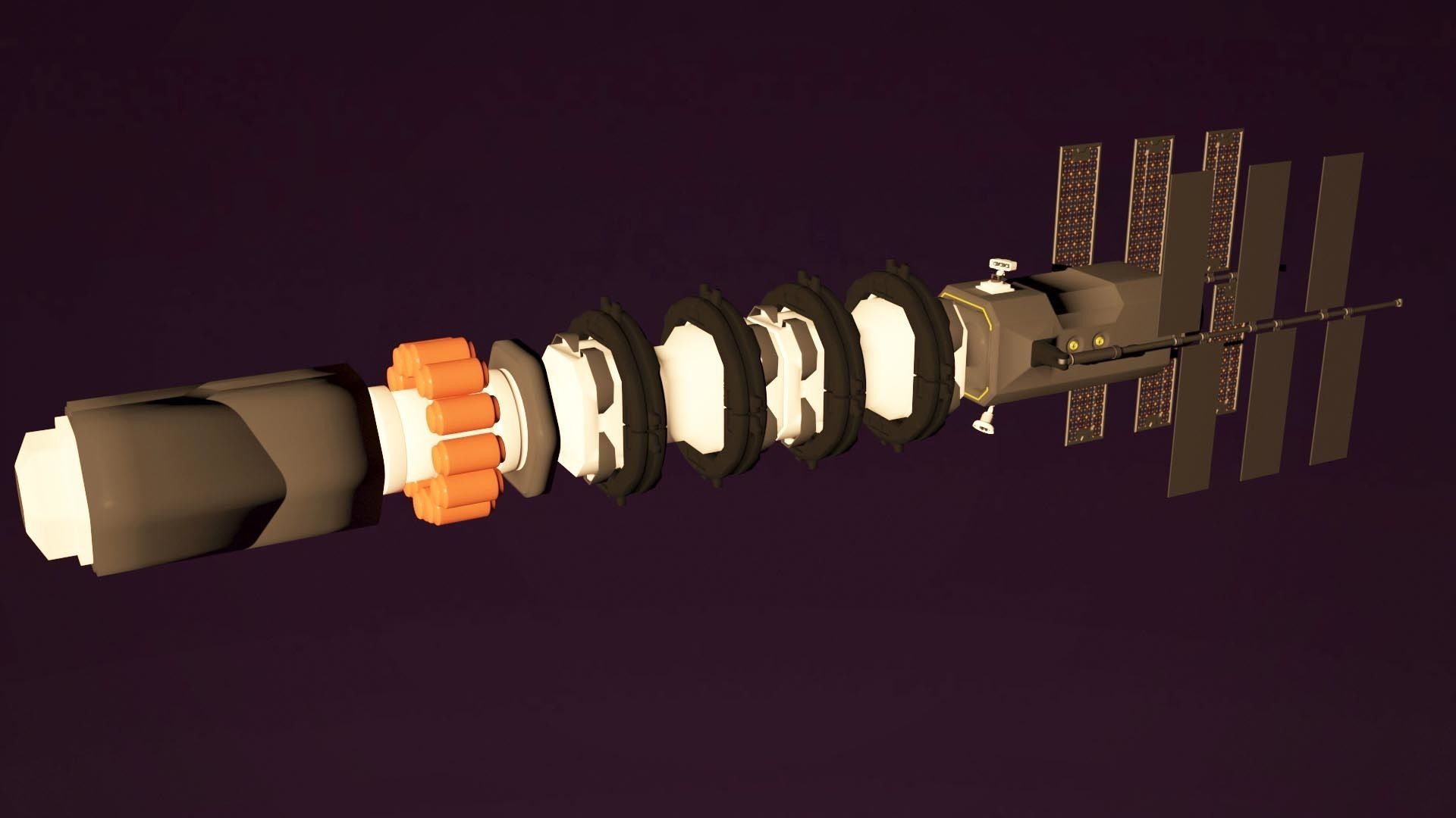 Solar Explorer 2 3D model_2