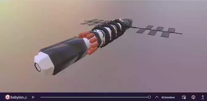 Solar Explorer 2 3D model