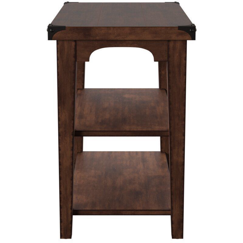 Dark Brown Mediaval Kirsty End Side Table 3D model_5