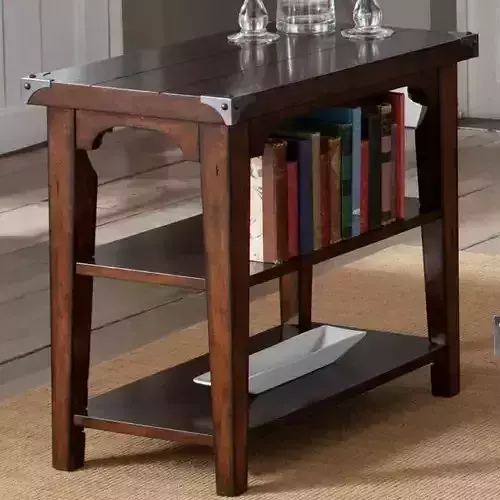 Dark Brown Mediaval Kirsty End Side Table