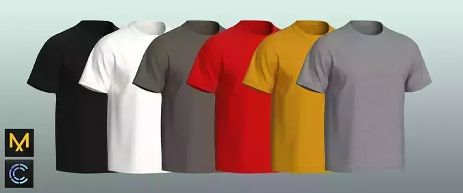 T-shirts for Men 3D model