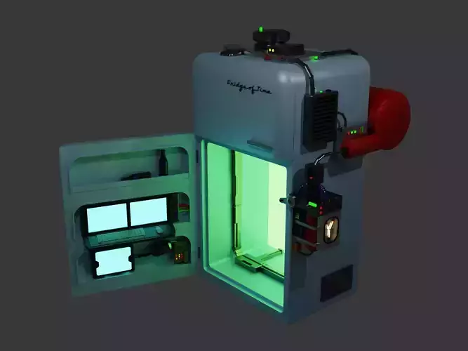 Refrigerator Time Machine 3D model