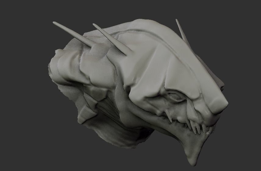 Love Death and Robots Khanivore Statue 3D print model_7