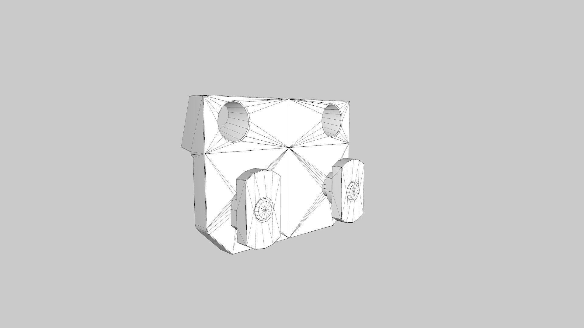 Side Scout Mount MCX Tactical PBR Low Poly Low-poly 3D model_11