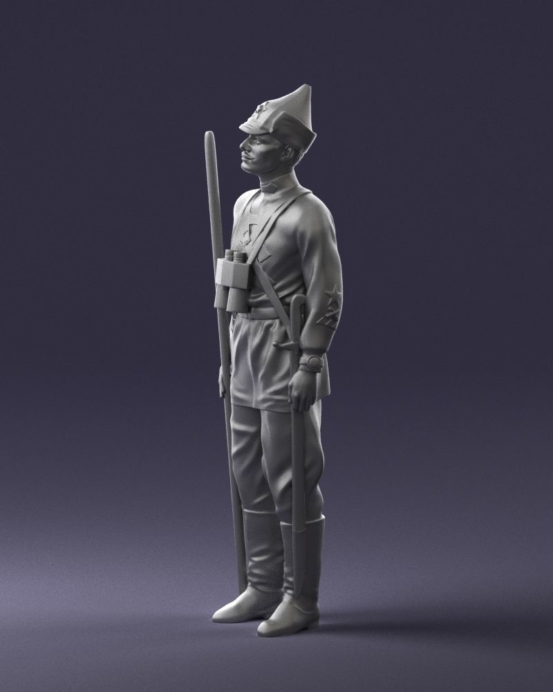 000104 Soviet Soldier Historical Character 0116 3D model_18
