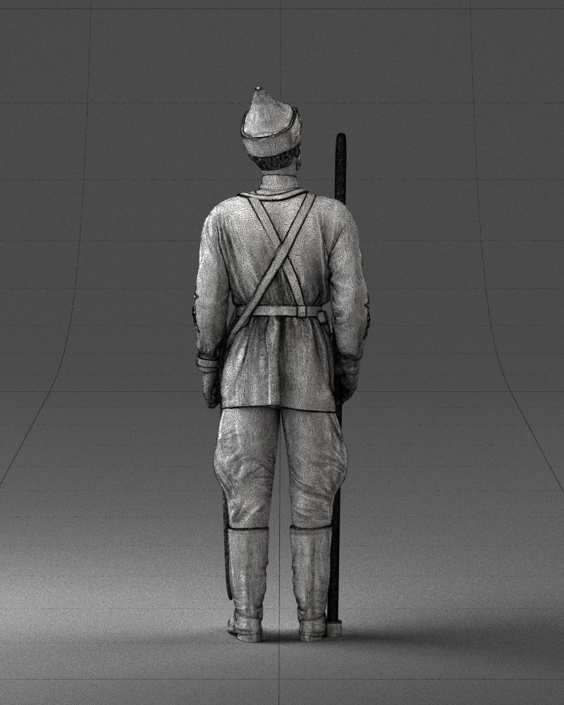 000104 Soviet Soldier Historical Character 0116 3D model_13