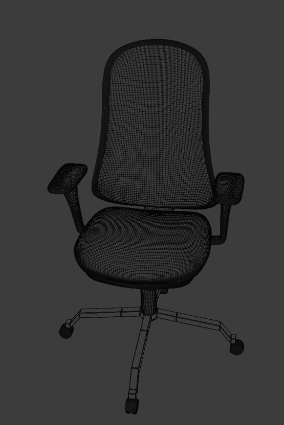 OfficeChair office chair 3D model_7