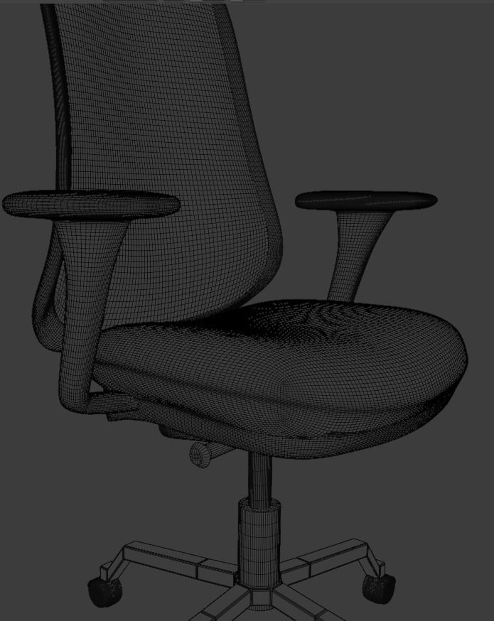 OfficeChair office chair 3D model_6
