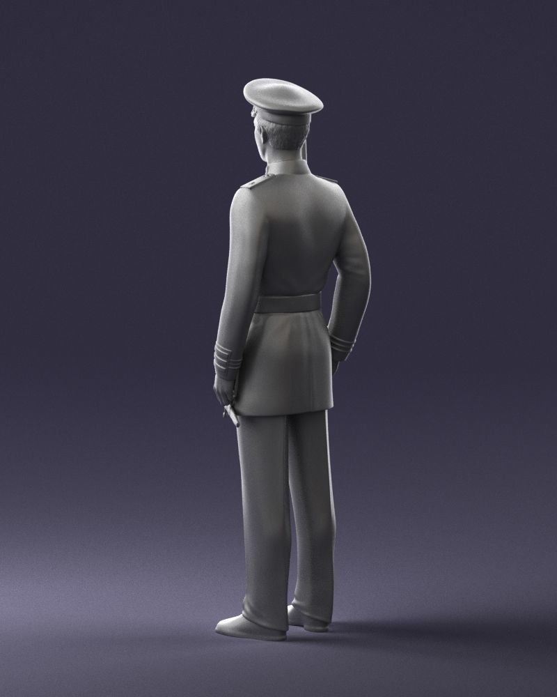 000112 Soviet Naval Officer in Parade Dress 0116 3dp 3D print model_14