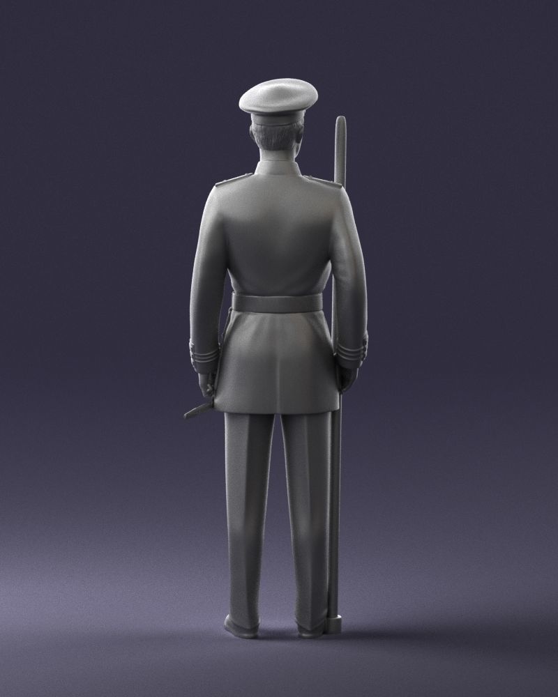 000112 Soviet Naval Officer in Parade Dress 0116 3dp 3D print model_12
