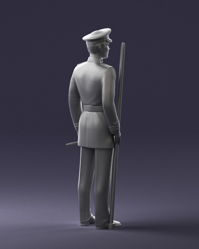 000112 Soviet Naval Officer in Parade Dress 0116 3dp 3D print model_10