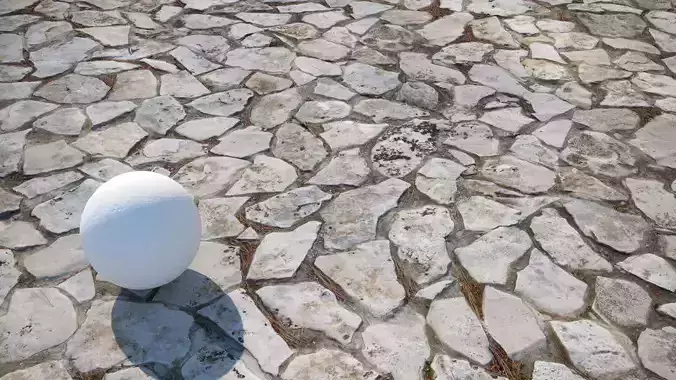 Natural rock Mediterranean paving seamless texture