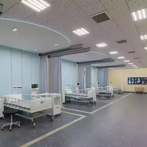 Hospital ICU model 3D model