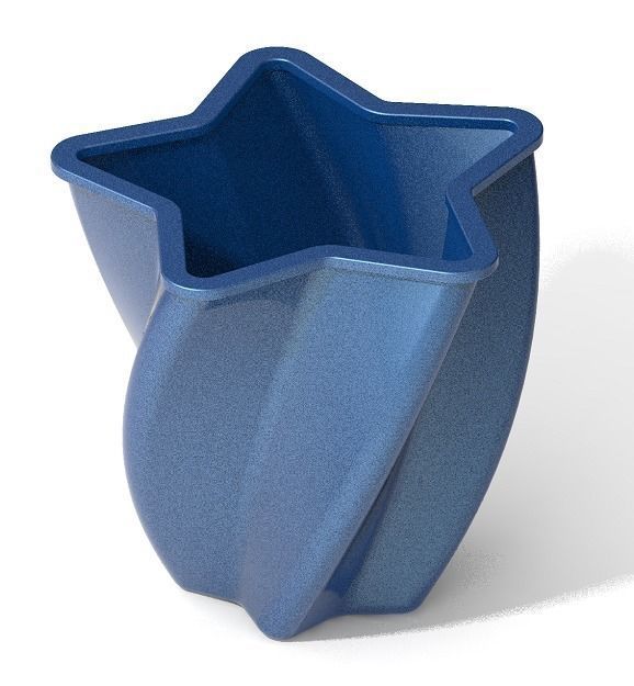 Classic Attractive Star Vase 3D print model_1