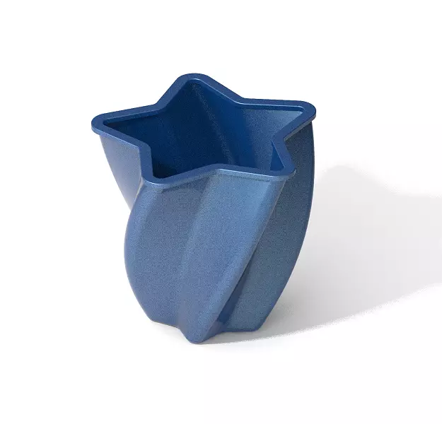 Classic Attractive Star Vase 3D print model_0