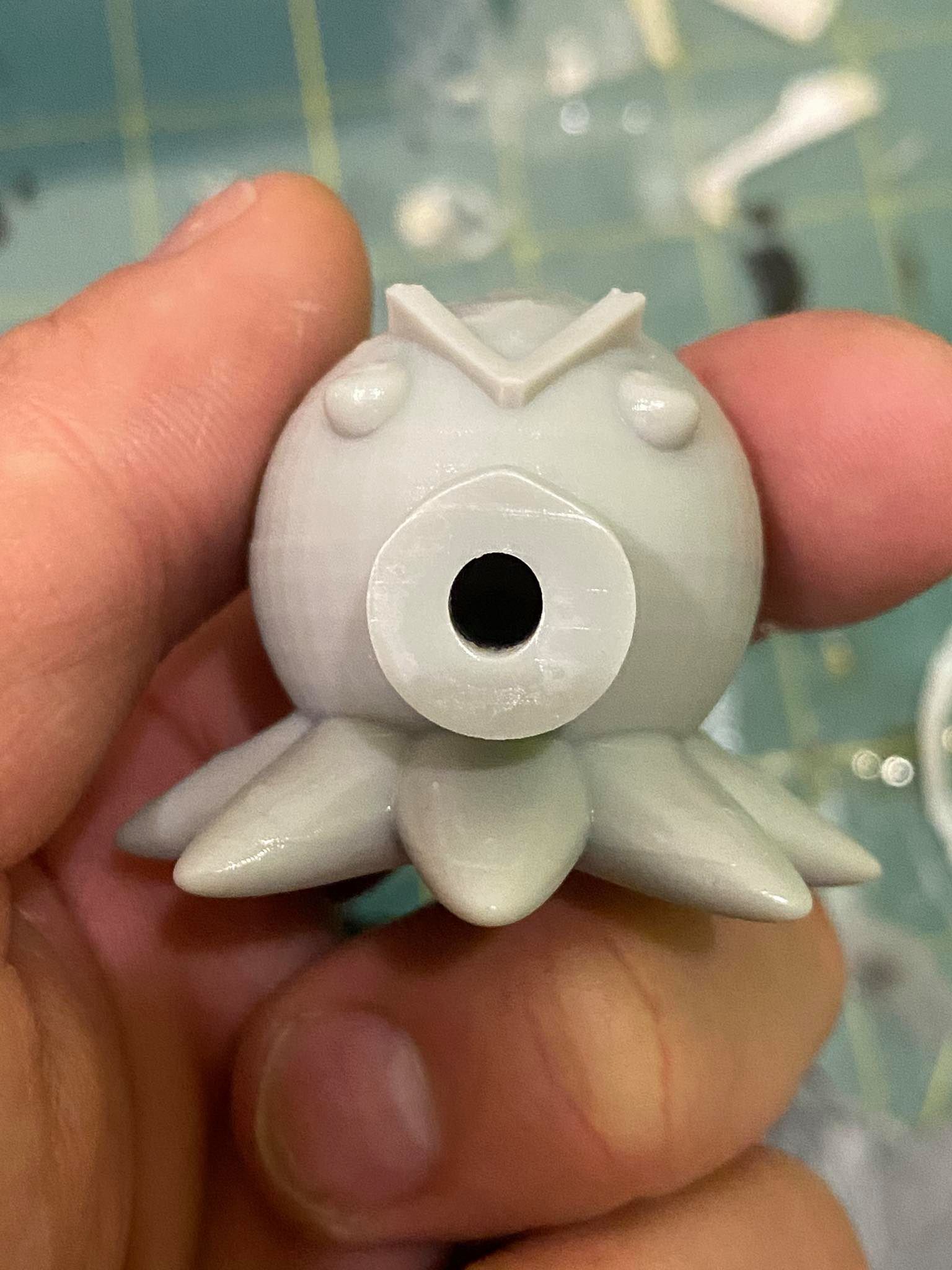 Octopus Toothpaste Cap 3D print model_1