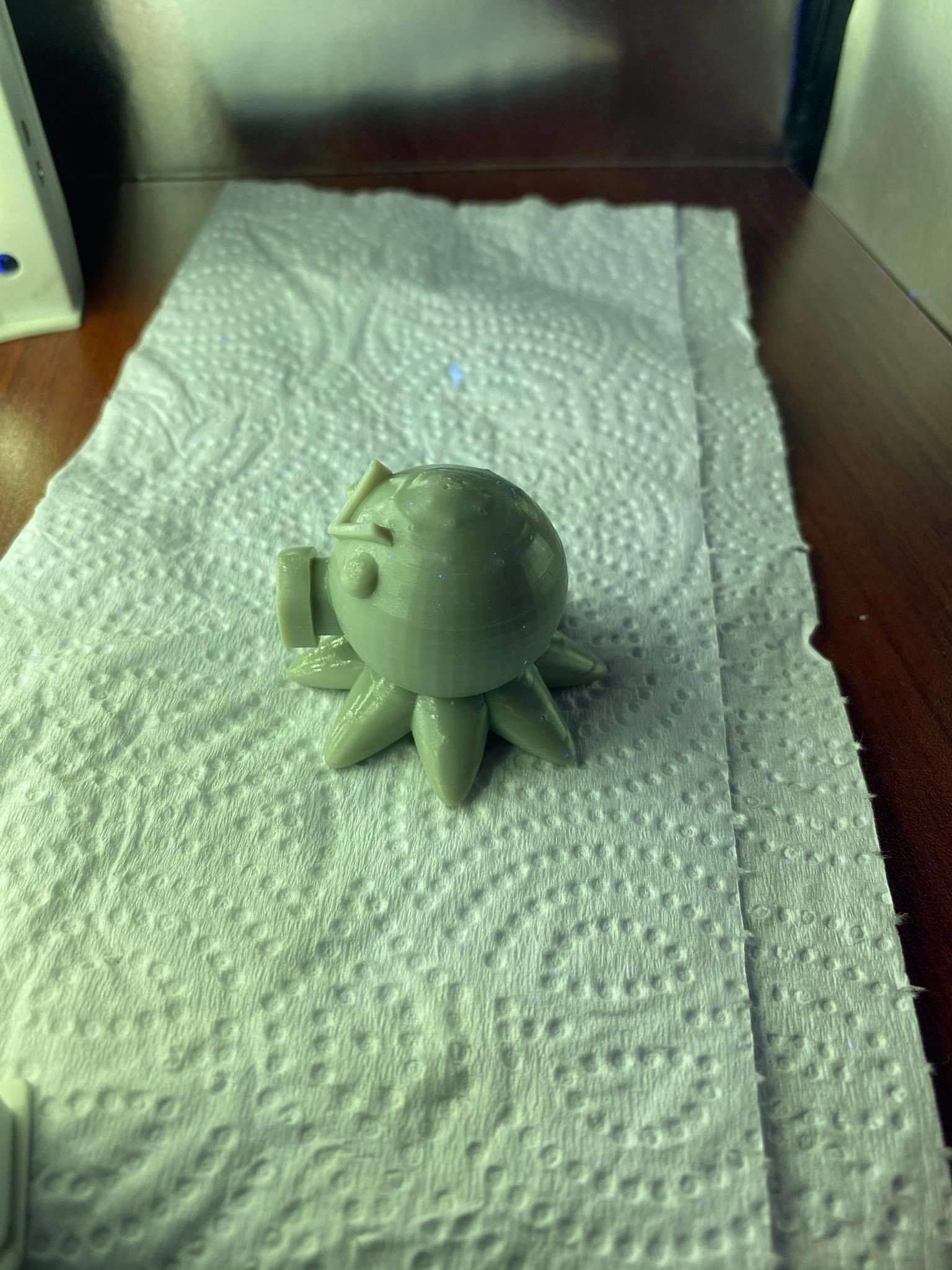 Octopus Toothpaste Cap 3D print model_6