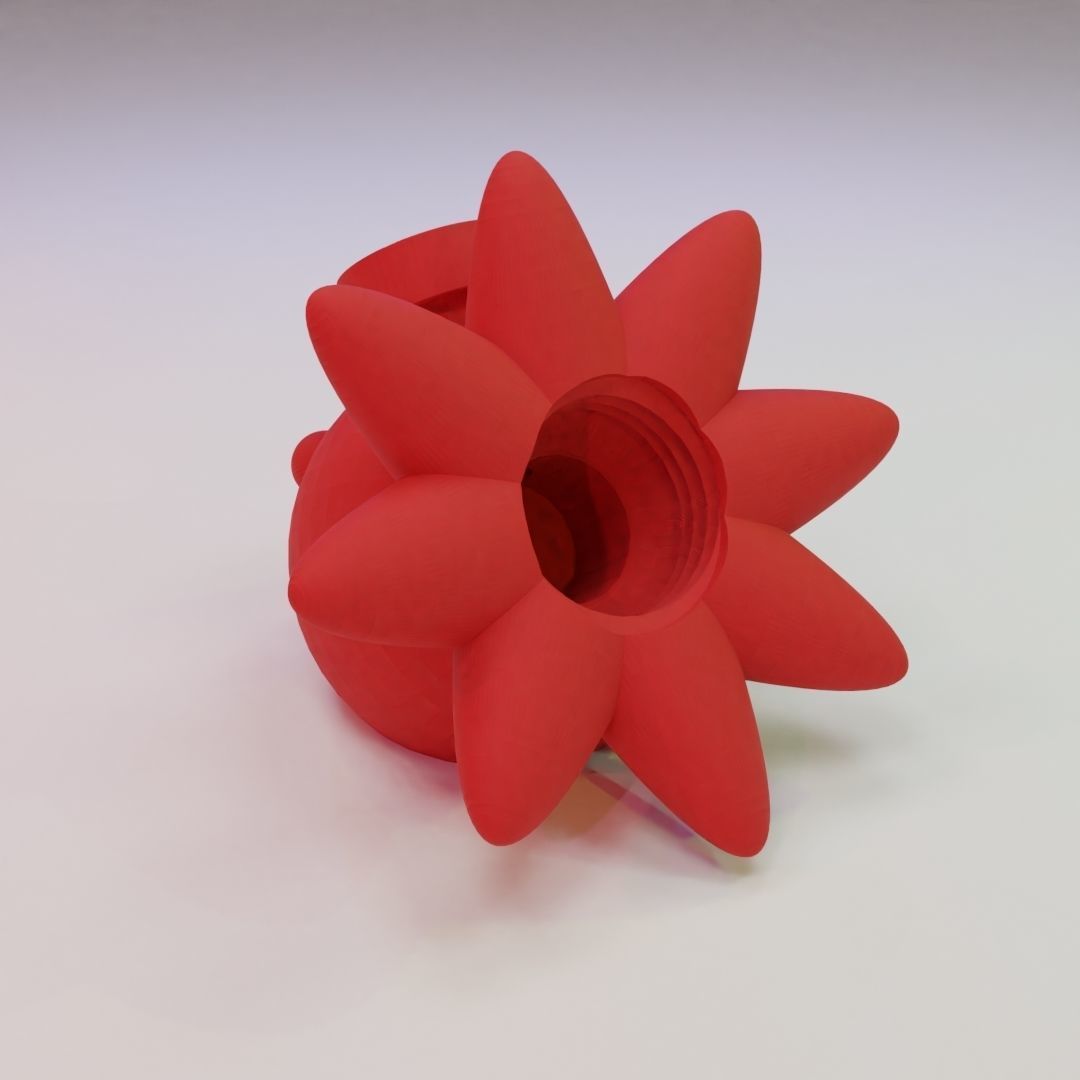 Octopus Toothpaste Cap 3D print model_7