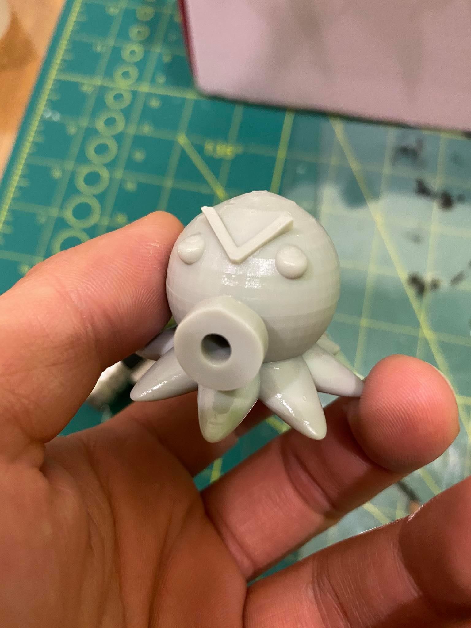 Octopus Toothpaste Cap 3D print model_2