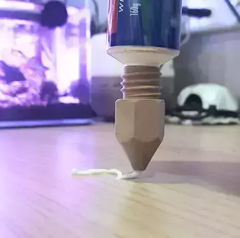 3D PRINTER NOZZLE TOOTHPASTE CAP