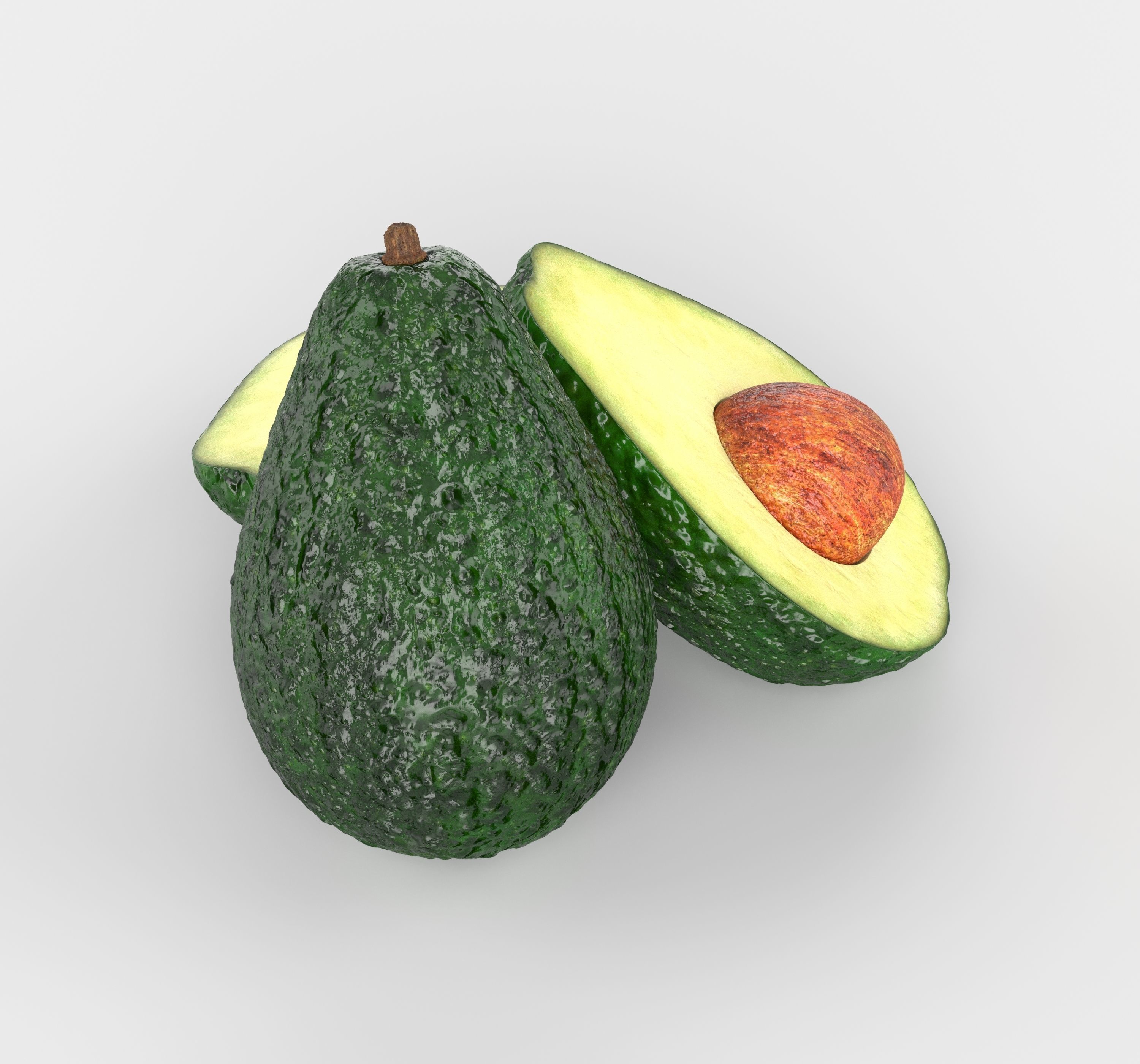 Avocado  3D model_2