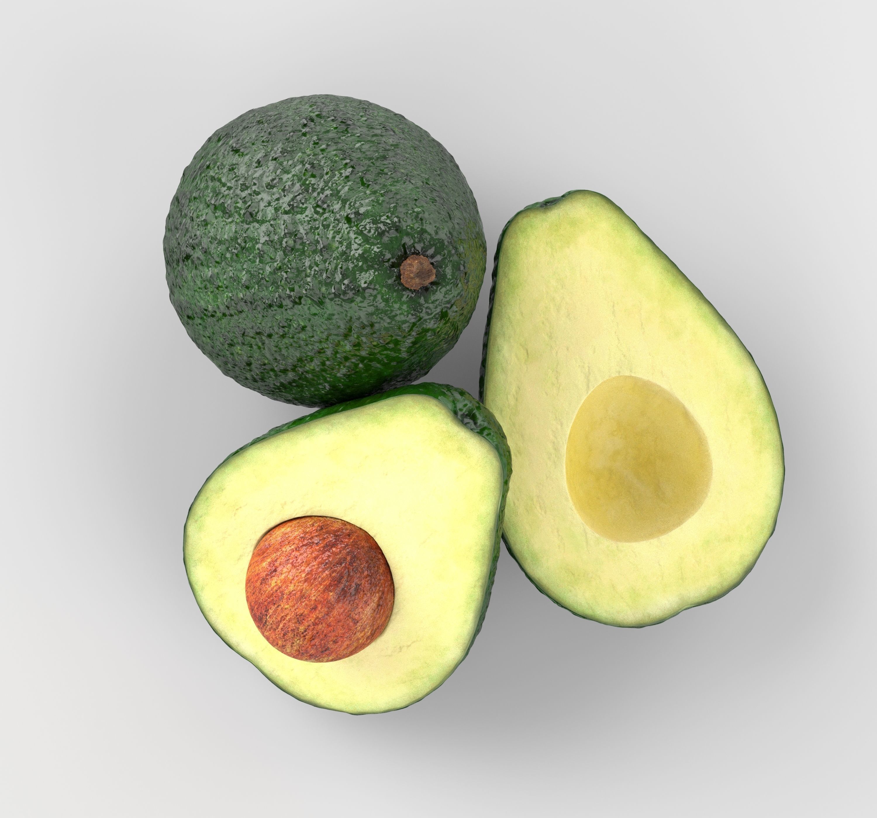 Avocado  3D model_3