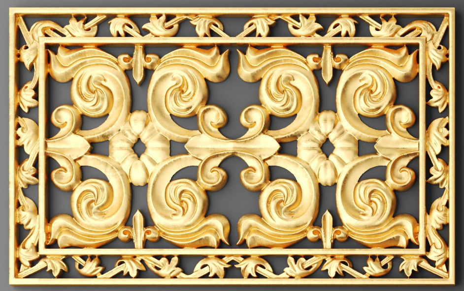 Fretwork SET 3D 12 3D model_2