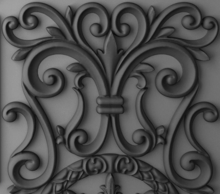Fretwork SET 3D 12 3D model_5