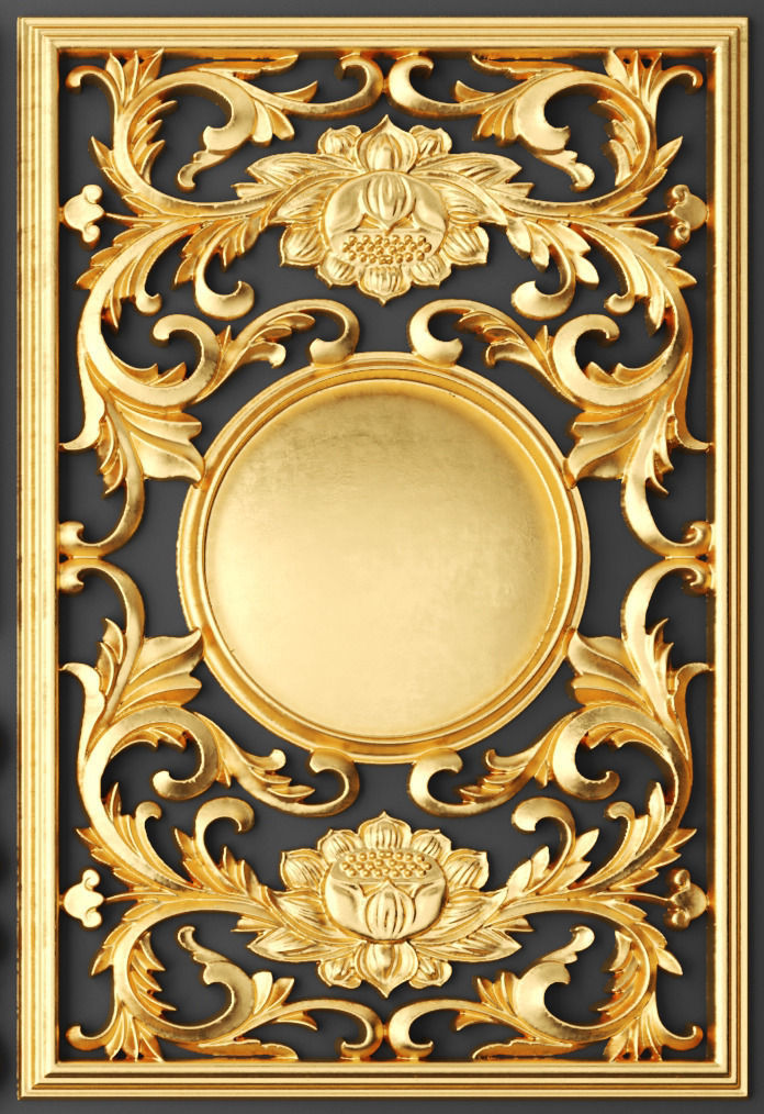 Fretwork SET 3D 12 3D model_3